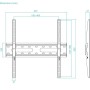 Comprar Soporte de Pared Fijo TOOQ LP1072F-B para TV de 32-70'/ hasta 45kg - Ganga Electrónica