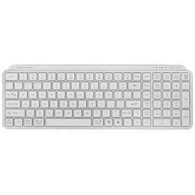 Comprar Teclado Compacto Inalámbrico Mars Gaming MK-SILENKEYS/ Blanco - Ganga Electrónica