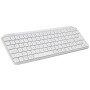 Comprar Teclado Compacto Inalámbrico Mars Gaming MK-SILENKEYS/ Blanco - Ganga Electrónica
