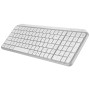 Comprar Teclado Compacto Inalámbrico Mars Gaming MK-SILENKEYS/ Blanco - Ganga Electrónica
