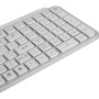 Comprar Teclado Compacto Inalámbrico Mars Gaming MK-SILENKEYS/ Blanco - Ganga Electrónica