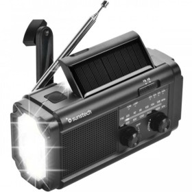 Comprar Radio Portátil Sunstech RPE25/ con Batería/ Linterna/ Negra - Ganga Electrónica
