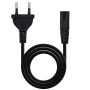 Comprar Cable Alimentación Forma 8 Nanocable 10.22.0402-L200/ CEE7/16 Macho - C7 Hembra/ 2m/ Negro - Ganga Electrónica