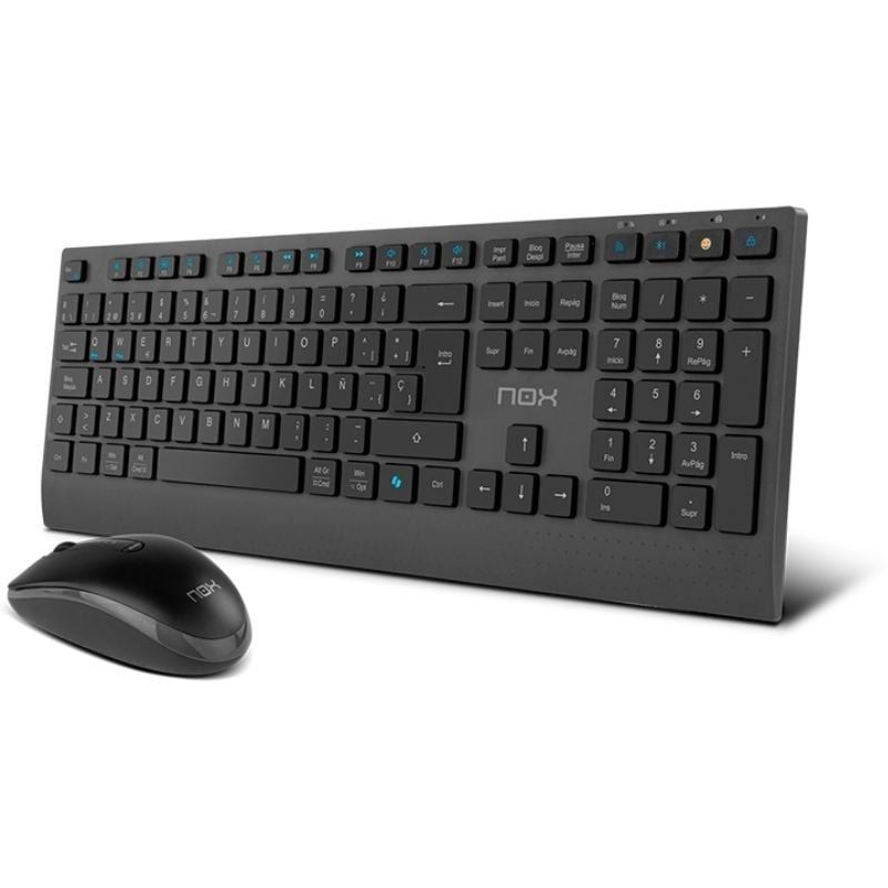 Comprar Teclado y Ratón Inalámbricos NOX Lite Duo - Ganga Electrónica