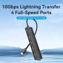 Comprar Hub USB Tipo-C 3.2 Vention CKCBB/ 4xUSB/ 1xUSB Tipo-C PD - Ganga Electrónica