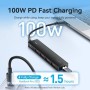 Comprar Hub USB Tipo-C 3.2 Vention CKCBB/ 4xUSB/ 1xUSB Tipo-C PD - Ganga Electrónica