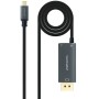 Comprar Cable Conversor Nanocable 10.15.5012/ USB Tipo-C Macho - DisplayPort 8K Macho/ USB Tipo-C Hembra/ Hasta 100W/ 1.8m/ Gris
