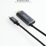Comprar Cable Conversor Nanocable 10.15.5012/ USB Tipo-C Macho - DisplayPort 8K Macho/ USB Tipo-C Hembra/ Hasta 100W/ 1.8m/ Gris