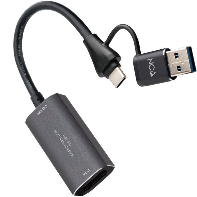 Comprar Capturadora de Video Externa Nanocable 10.15.0001/ USB Tipo-C - USB 3.0 - Ganga Electrónica