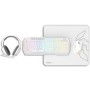 Comprar Pack Gaming KROM Kenta/ Teclado RGB + Ratón + Alfombrilla + Auriculares/ Blanco - Ganga Electrónica