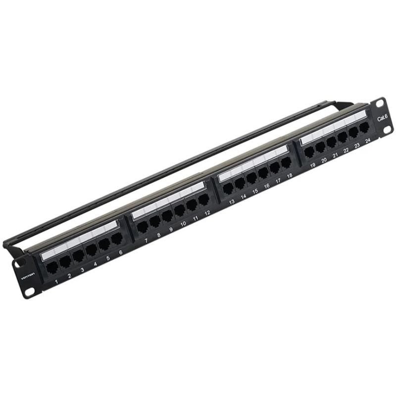 Comprar Patch Panel Vention KGCB0/ 24 Puertos/ Cat.6 - Ganga Electrónica