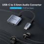 Comprar Adaptador Audio Vention BIGHA/ USB Tipo-C Macho - Jack 3.5 Hembra/ USB Tipo-C PD Hembra/ Gris - Ganga Electrónica