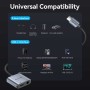 Comprar Adaptador Audio Vention BIGHA/ USB Tipo-C Macho - Jack 3.5 Hembra/ USB Tipo-C PD Hembra/ Gris - Ganga Electrónica