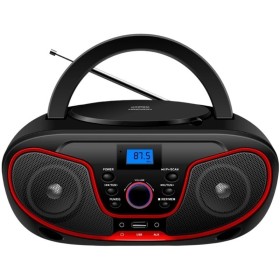Comprar Radio CD Daewoo DW3013/ 4W/ a Pilas/ Rojo - Ganga Electrónica