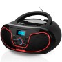 Comprar Radio CD Daewoo DW3013/ 4W/ a Pilas/ Rojo - Ganga Electrónica