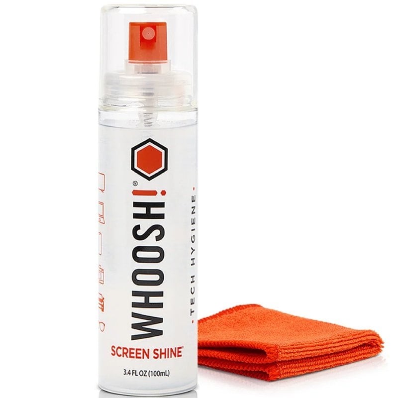 Comprar Kit Limpiador de Pantallas Whoosh Kit GO XL WSH003/ Spray 100ml + Paño Microfibra - Ganga Electrónica