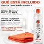 Comprar Kit Limpiador de Pantallas Whoosh Kit GO XL WSH003/ Spray 100ml + Paño Microfibra - Ganga Electrónica