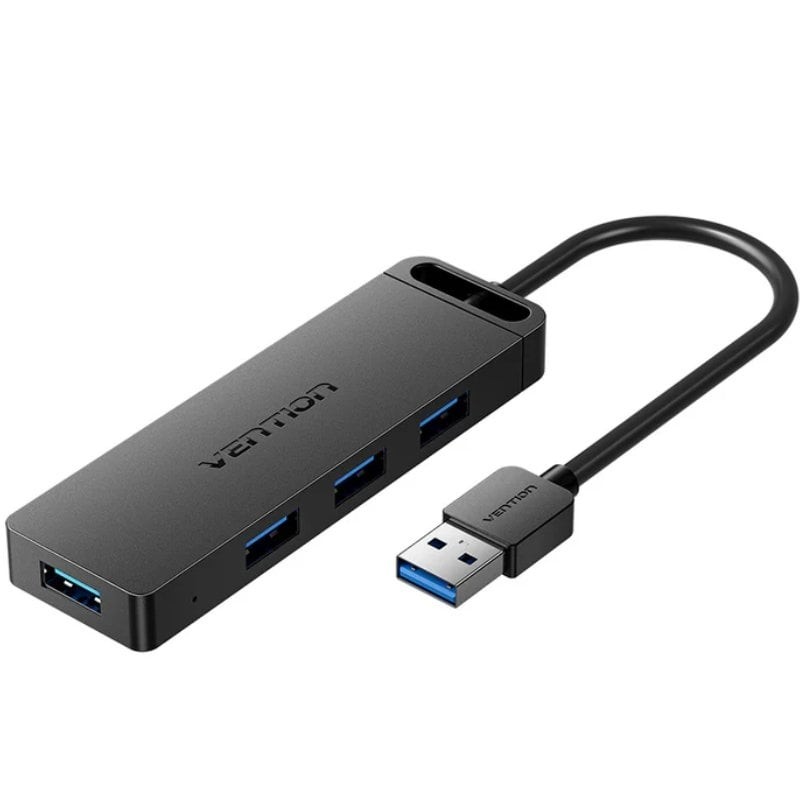 Comprar Hub USB 3.0 Vention CHLBF-SCB2/ 4xUSB/ 1xUSB Tipo-C PD - Ganga Electrónica