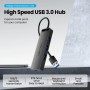 Comprar Hub USB 3.0 Vention CHLBF-SCB2/ 4xUSB/ 1xUSB Tipo-C PD - Ganga Electrónica