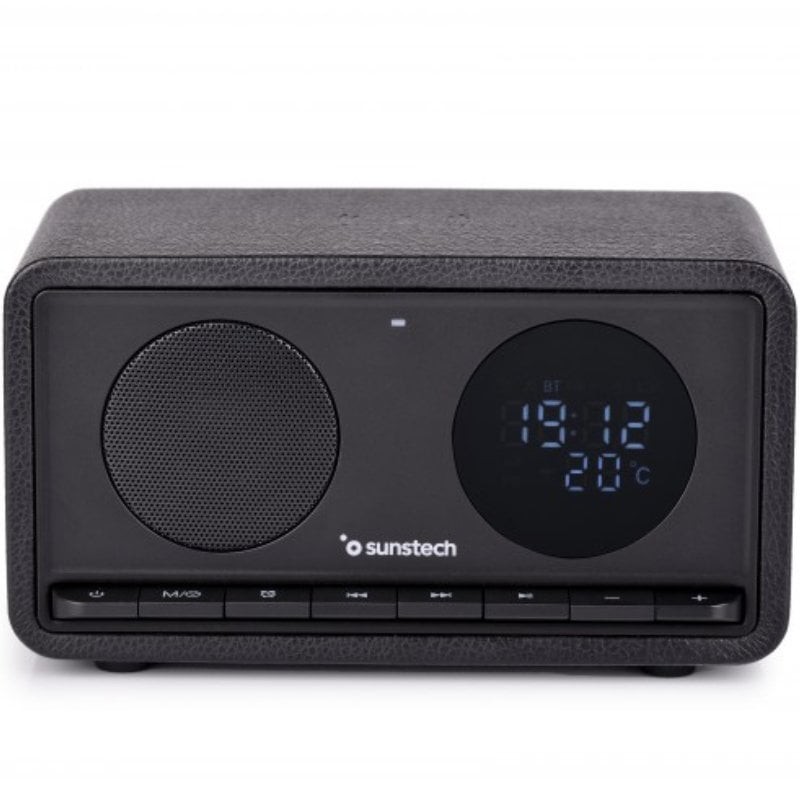 Comprar Radio Portátil Sunstech RPBT460/ con Batería/ Negra - Ganga Electrónica