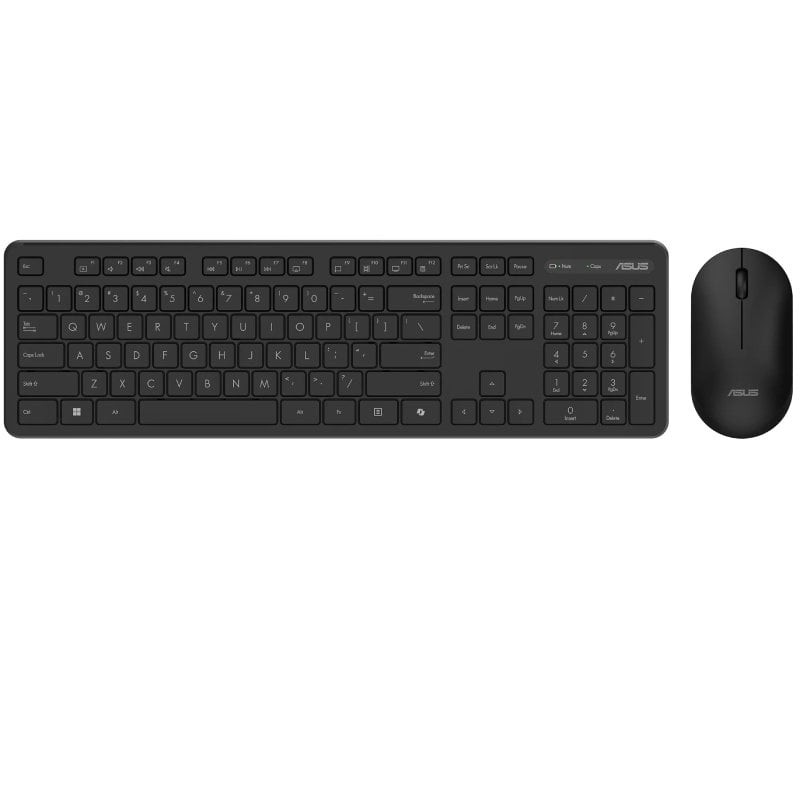 Comprar Teclado y Ratón Inalámbricos ASUS CW100/ Negro - Ganga Electrónica