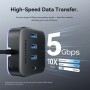 Comprar Hub USB 3.0 Vention CHZBD/ 3xUSB/ 1xUSB Tipo-C/ 1xUSB Tipo-C PD - Ganga Electrónica