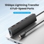 Comprar Hub USB Tipo-C 3.2 Vention CKDBB/ 2xUSB/ 2xUSB Tipo-C/ 1xUSB Tipo-C PD - Ganga Electrónica