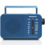 Comprar Radio Portátil Daewoo DW1120/ con Cable/ a Pilas/ Azul - Ganga Electrónica