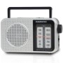 Comprar Radio Portátil Daewoo DW1125/ a Pilas/ Gris Metalizado - Ganga Electrónica