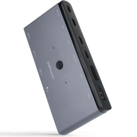 Comprar Switch Conmutador 8K Nanocable 10.12.0003/ 1x HDMI/ 1x DisplayPort/ 3x USB/ 2x USB Tipo-C/ 1x Jack 3.5mm/ 2x USB Tipo-C 