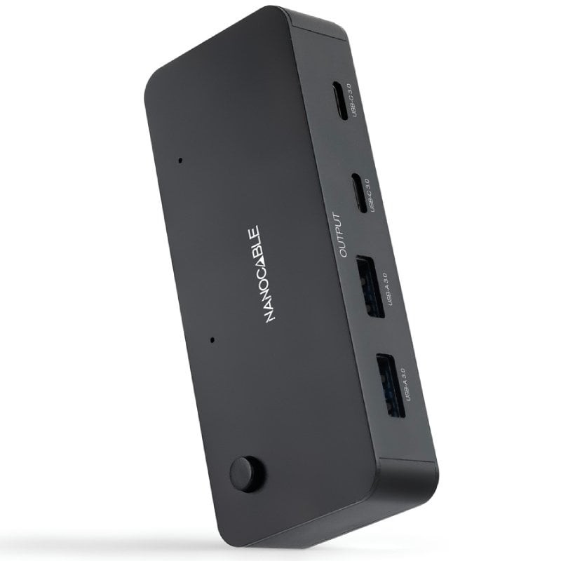 Comprar Switch Conmutador USB Nanocable 10.12.0011/ 2x USB/ 2x USB Tipo-C - Ganga Electrónica