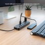 Comprar Hub USB + USB Tipo-C Nanocable 10.16.4510/ 4xUSB/ 3xUSB Tipo-C/ 1xUSB Tipo-C PD/ Gris - Ganga Electrónica