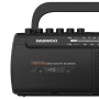 Comprar Radio Cassete Daewoo DW1108/ con Cable/ a Pilas/ Negra - Ganga Electrónica