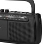 Comprar Radio Cassete Daewoo DW1108/ con Cable/ a Pilas/ Negra - Ganga Electrónica