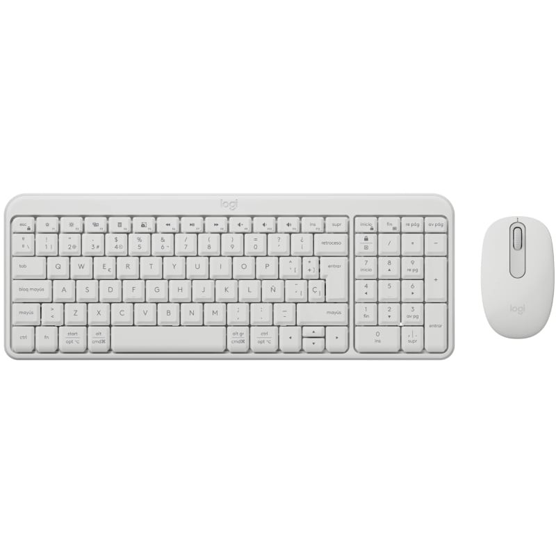 Comprar Teclado y Ratón Inalámbricos Logitech Wireless Combo MK250/ Blanco - Ganga Electrónica