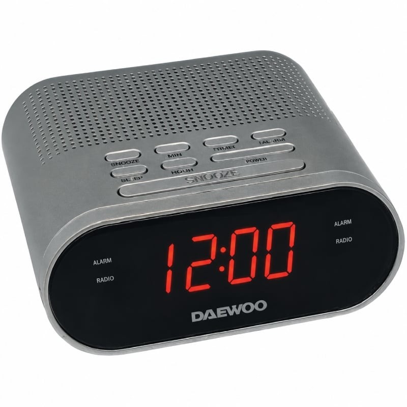 Comprar Despertador Daewoo DW1219/ Radio FM - Ganga Electrónica