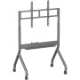 Comprar Soporte de Suelo Inclinable/ Giratorio con Ruedas y Manivela Aisens FT90E-469 para TV 55-90'/ hasta 90kg - Ganga Electró