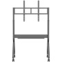 Comprar Soporte de Suelo Inclinable/ Giratorio con Ruedas y Manivela Aisens FT90E-469 para TV 55-90'/ hasta 90kg - Ganga Electró