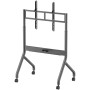 Comprar Soporte de Suelo Inclinable/ Giratorio con Ruedas y Manivela Aisens FT90E-469 para TV 55-90'/ hasta 90kg - Ganga Electró