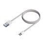 Comprar Cable USB 2.0 Lightning Aisens A102-0542/ USB Macho - Lightning Macho/ 50cm/ Blanco - Ganga Electrónica