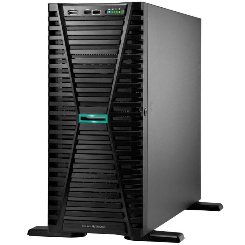 Comprar Hewlett Packard Enterprise Servidor HPE ProLiant ML110 Gen11 Intel Xeon Silver 4510/ 64GB Ram/ 2x 480GB SSD - Ganga Elec