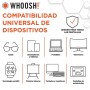 Comprar Kit Limpiador de Pantallas Whoosh WSH005/ Spray 500ml + Paño Microfibra - Ganga Electrónica