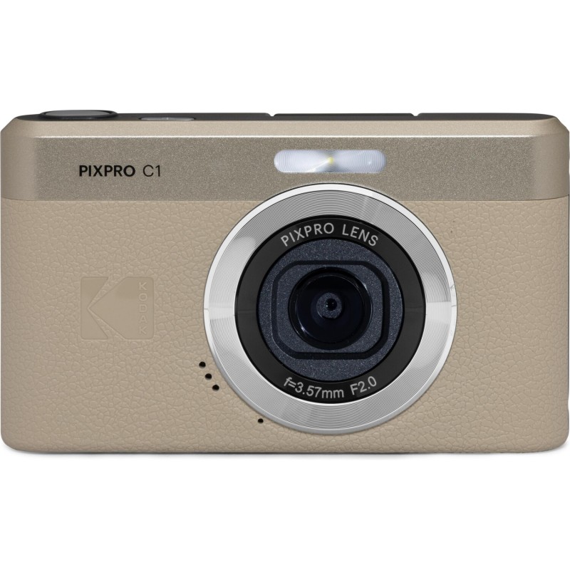 Comprar Kodak Pixpro C1 Compact Camera Mobile Screen C1 Beige - Ganga Electrónica
