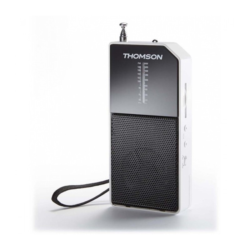 Comprar Thomson Portable BATTERY-POWERED Analogue FM Radio Blanco RT205 - Ganga Electrónica