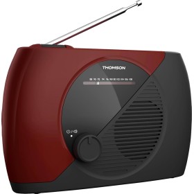 Comprar Thomson Analogue FM Radio Powered BY Mains OR Batteries Black/red RT353 - Ganga Electrónica