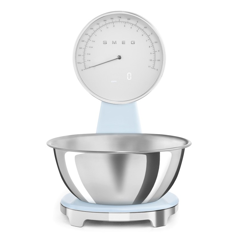 Comprar SMEG KSF01PBWW báscula de cocina Azul Encimera Báscula electrónica de cocina - Ganga Electrónica
