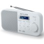 Comprar MUSE M-109 DBW Blanco - Radio despertador portátil - Ganga Electrónica