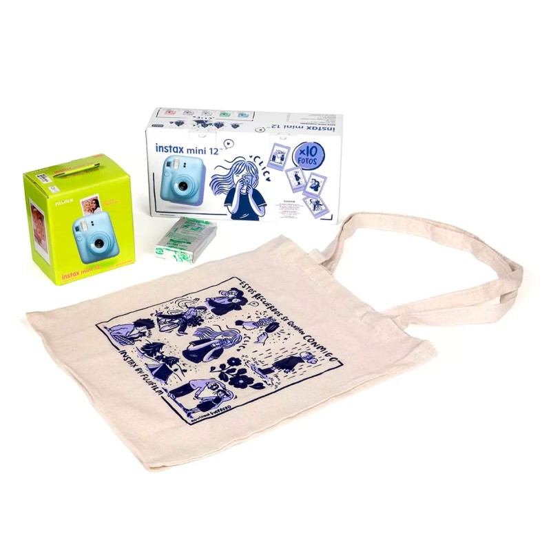 Comprar Fujifilm Kit Blossom Instax Mini 12 Pastel Azul - Cámara instantánea - Ganga Electrónica