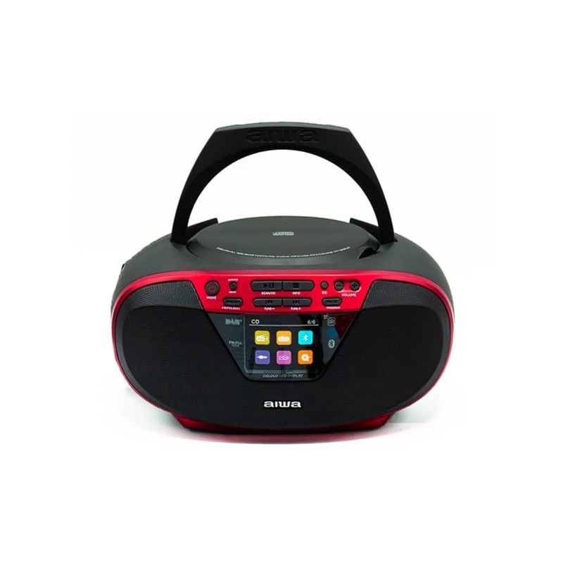 Comprar AIWA BBTU-500DAB Rojo - Radio CD portátil - Ganga Electrónica