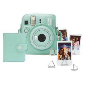 Comprar Fujifilm Instax Mini 13 Accesorios Kit Lagoon Verde - Funda original + mini álbum + clips para sujetar fotos - Ganga Ele